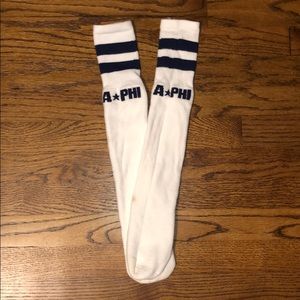 Alpha Phi Knee High Socks